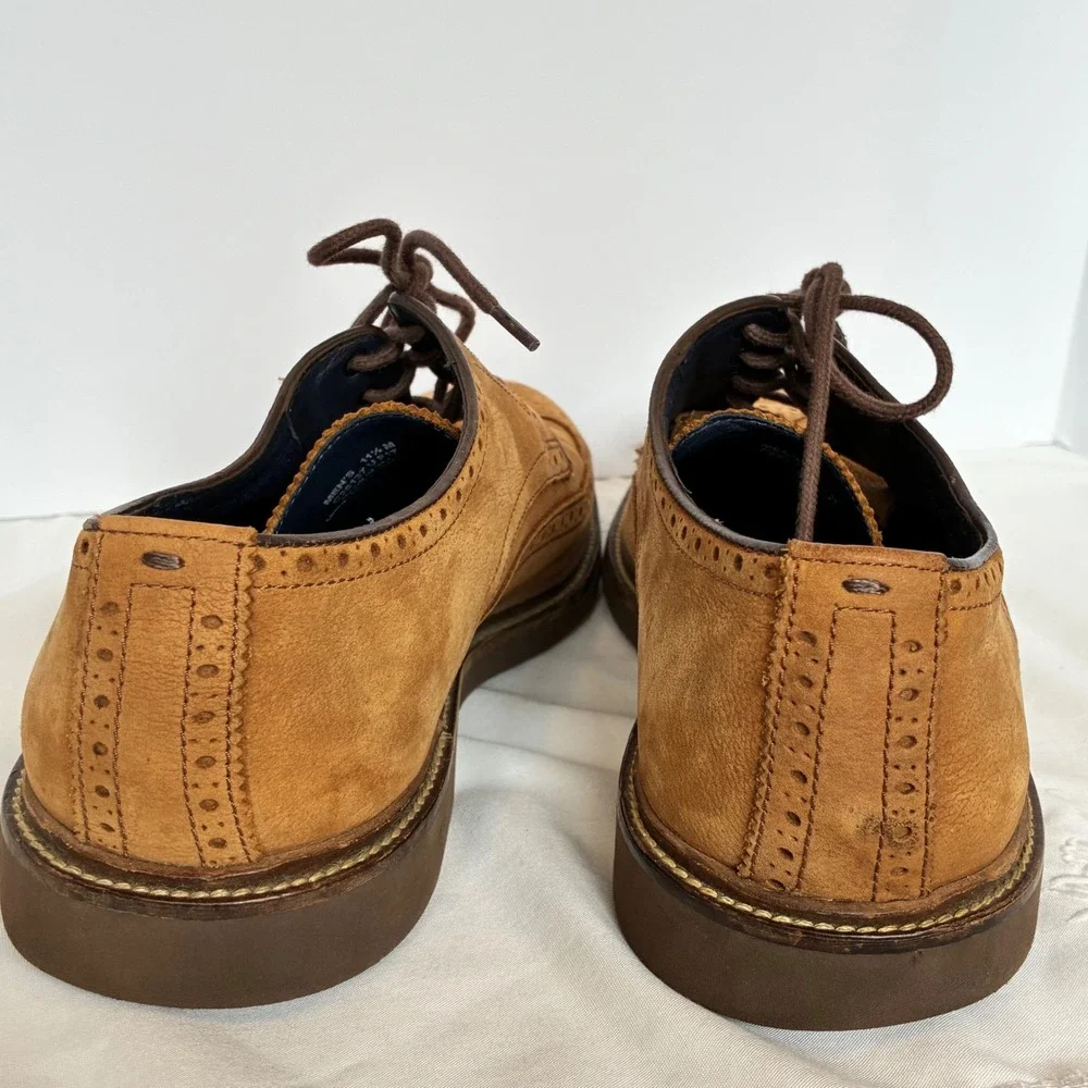 Cole Haan Oxford 11.5 Wingtip Brogue Leather Dress Shoes Preppy Classic Office